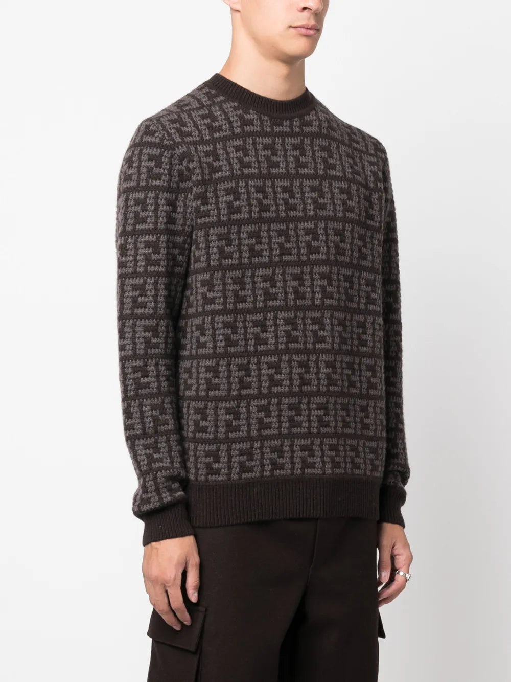 FENDI FF-motif cashmere jumper