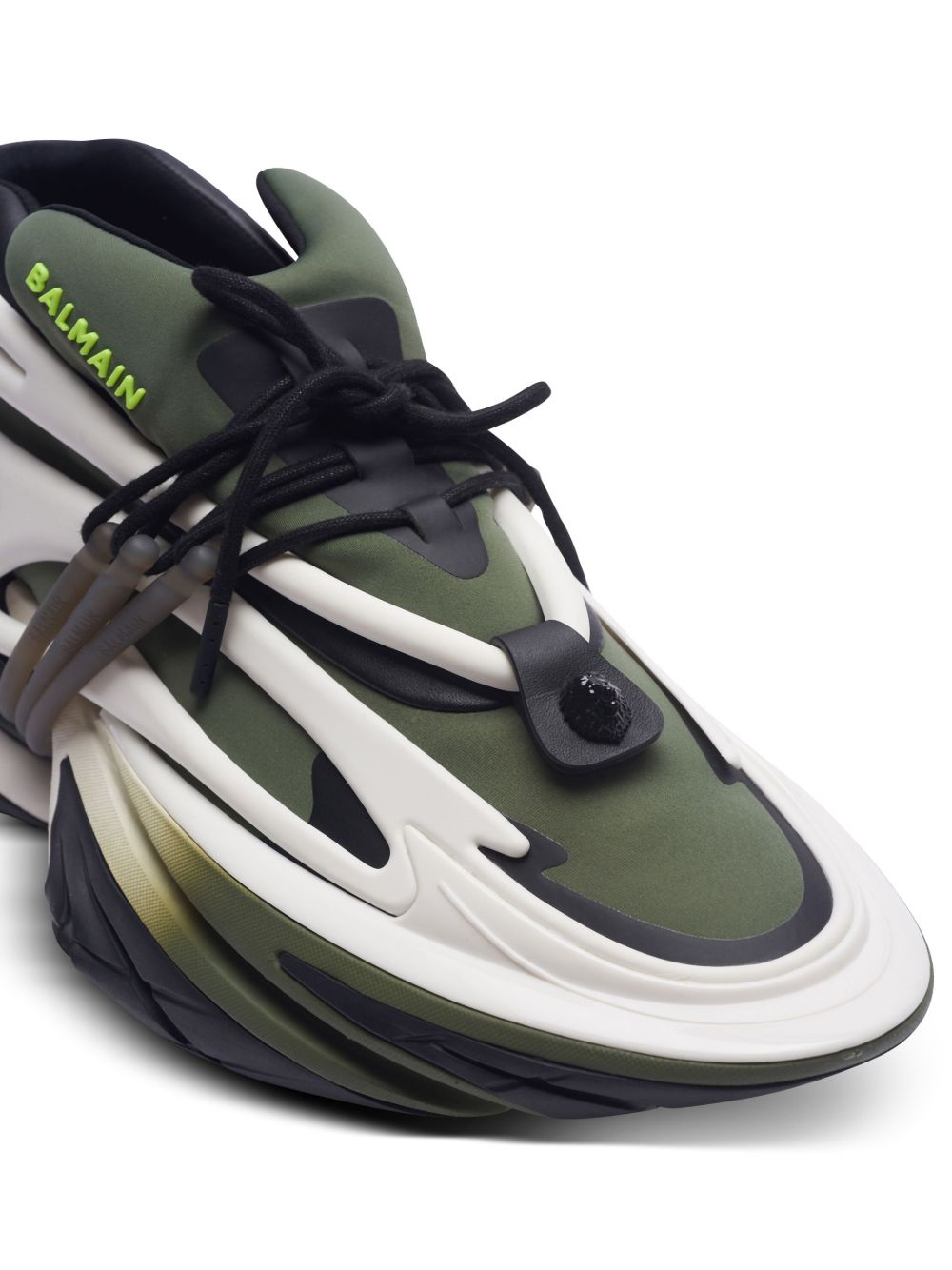 Balmain Unicorn panelled sneakers