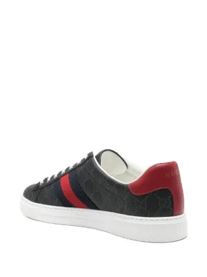 Gucci Ace logo Web-stripe sneakers