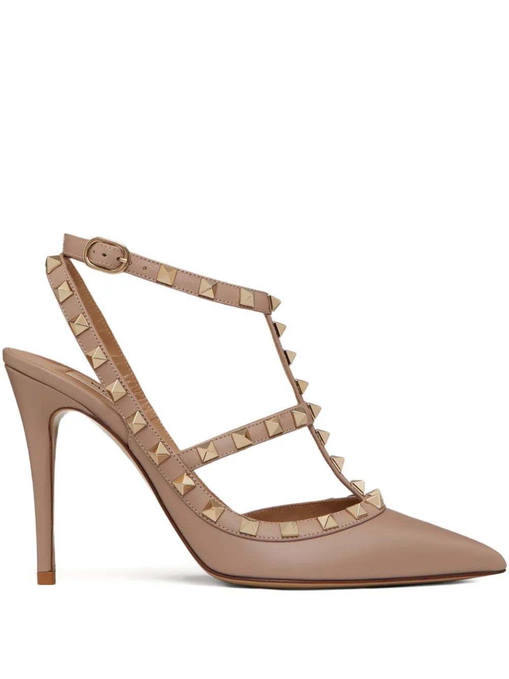 Valentino Garavani Rockstud 100mm caged pump