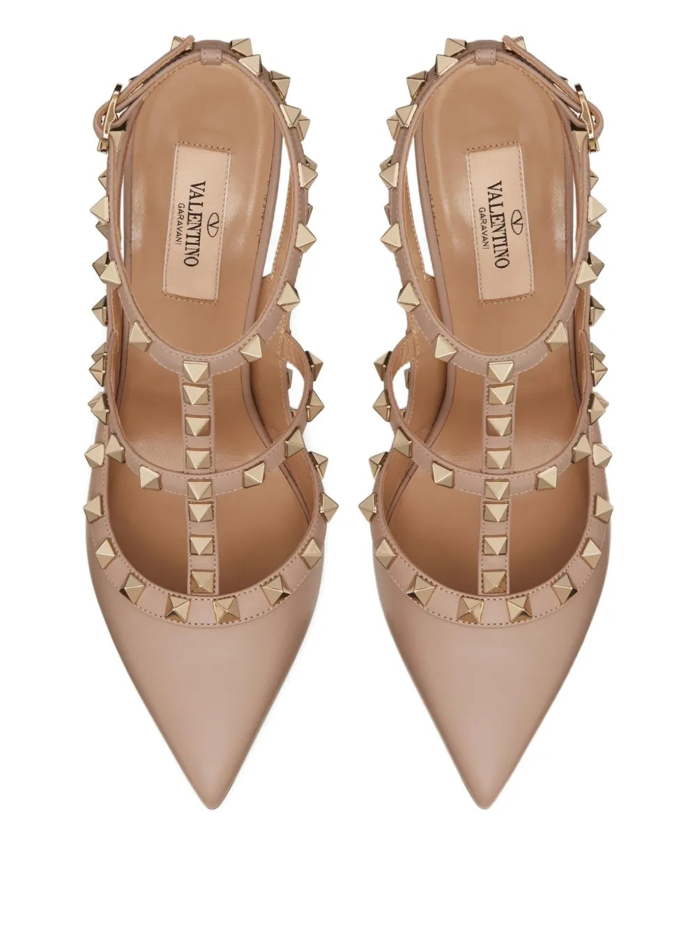 Valentino Garavani Rockstud 100mm caged pump