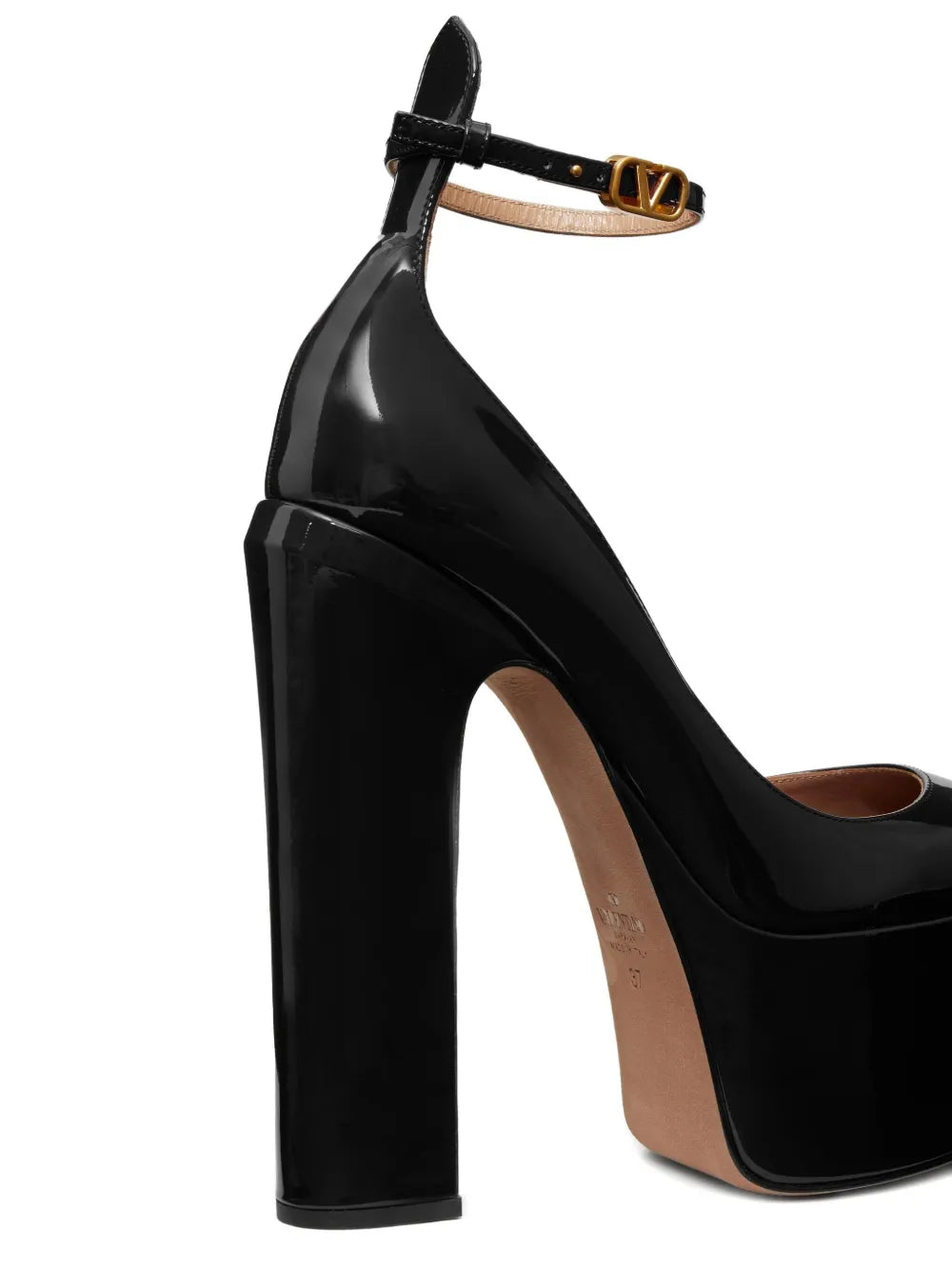 Valentino Garavani Tan-Go 155mm patent-leather pumps