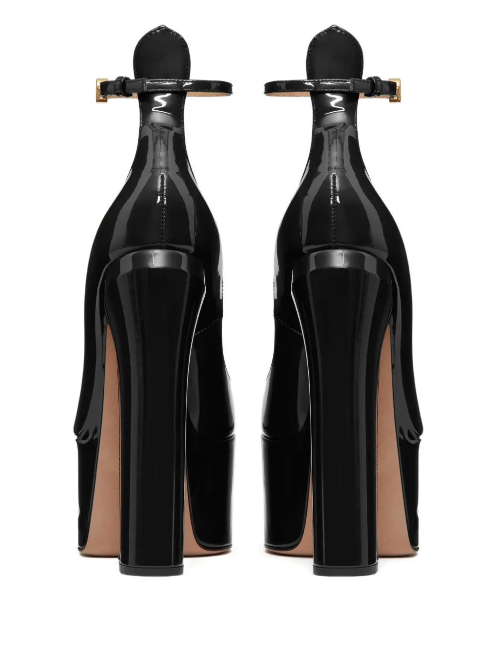 Valentino Garavani Tan-Go 155mm patent-leather pumps