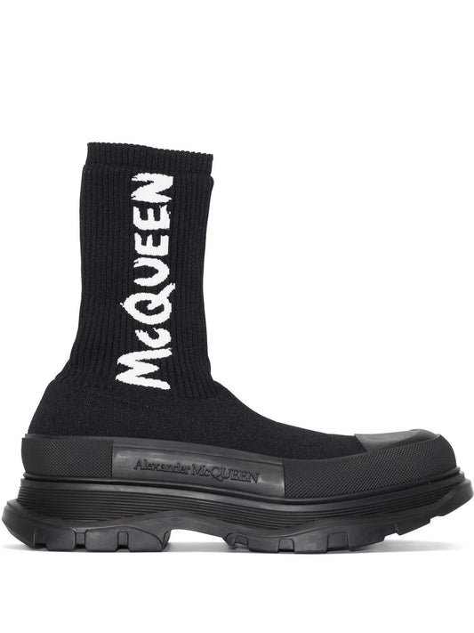 Alexander McQueen Tread sock-style boots