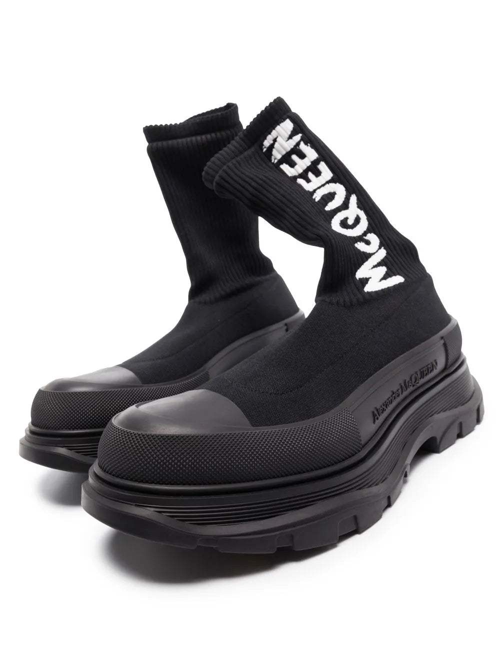 Alexander McQueen Tread sock-style boots