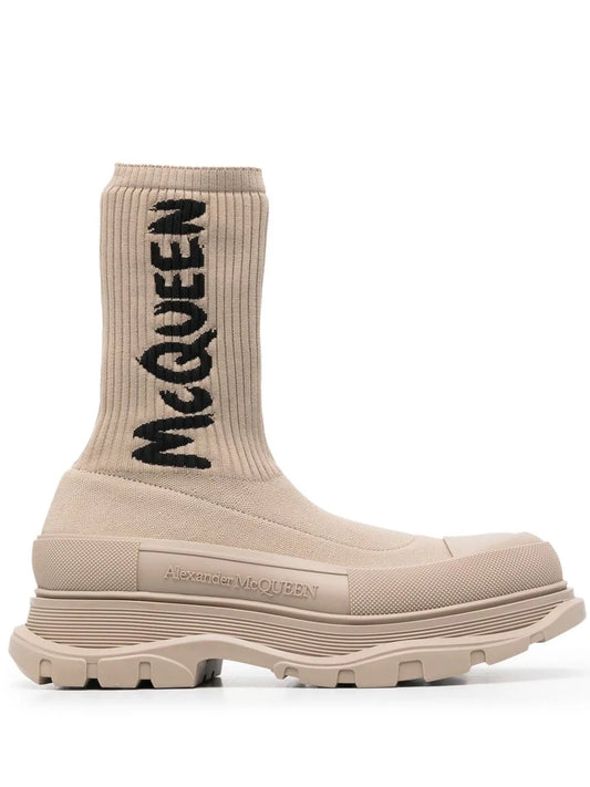 Alexander McQueen Tread sock-style boots