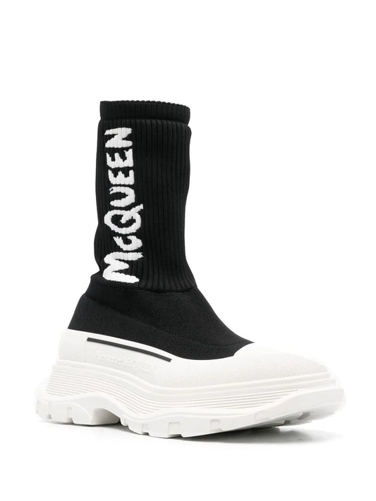 Alexander McQueen Tread sock boots