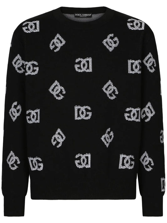 Dolce & Gabbana DG-logo jacquard sweatshirt