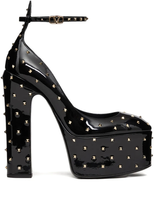 Valentino Garavani Tan-Go micro studs 155mm pumps