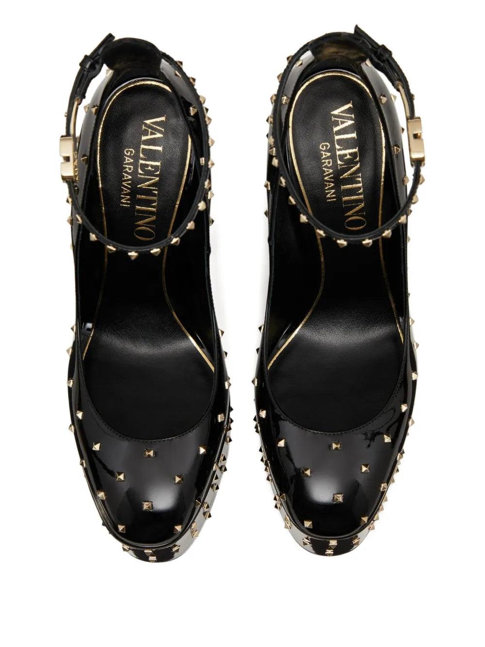 Valentino Garavani Tan-Go micro studs 155mm pumps