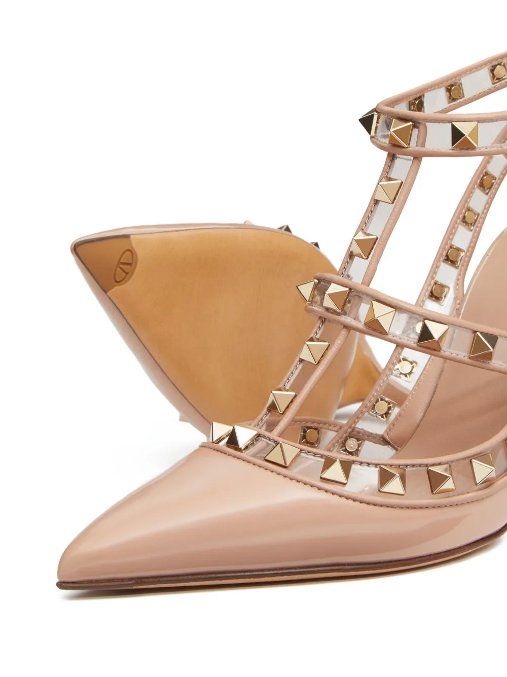 Valentino Garavani Rockstud ankle-strap pumps
