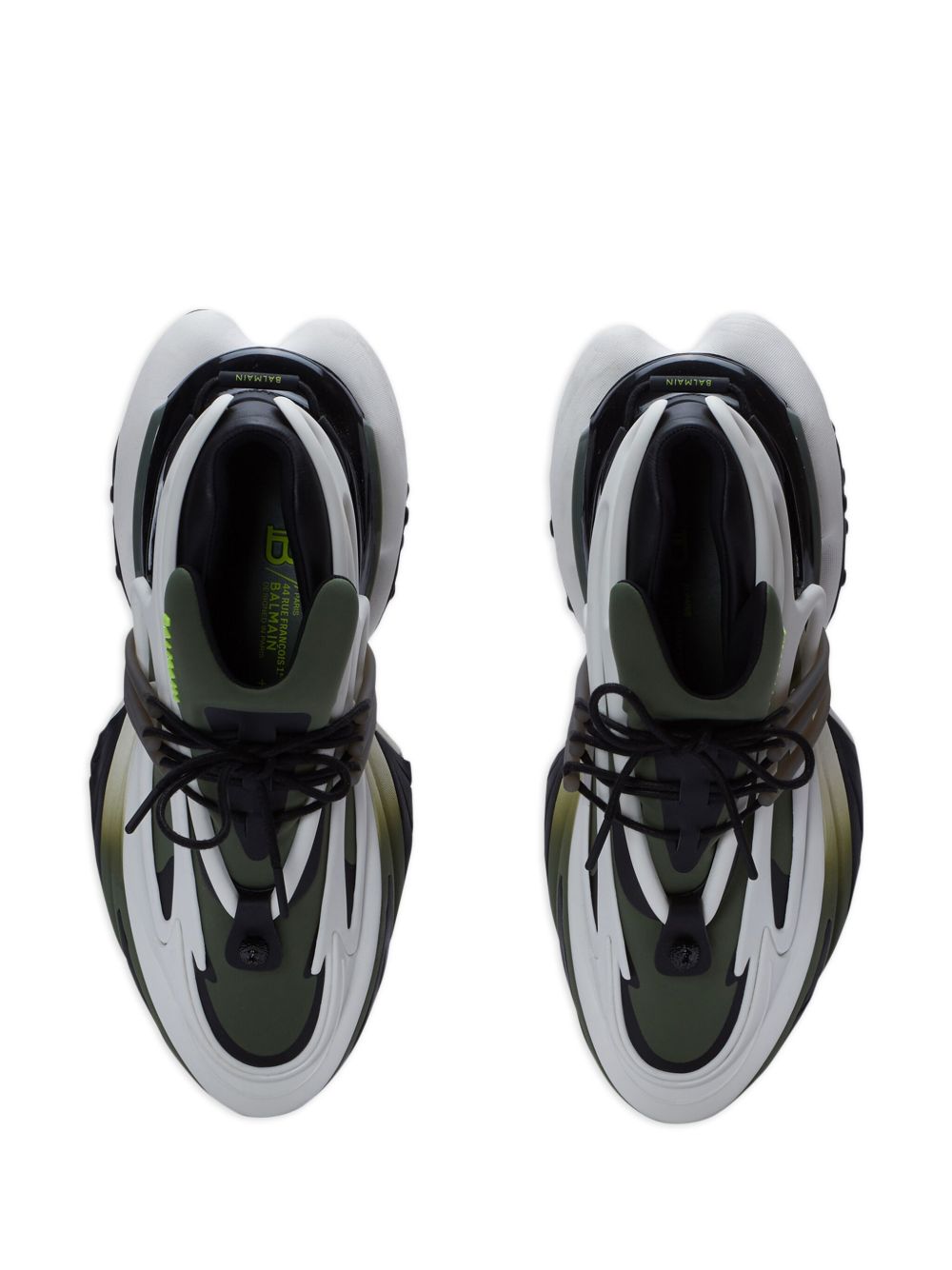 Balmain Unicorn panelled sneakers