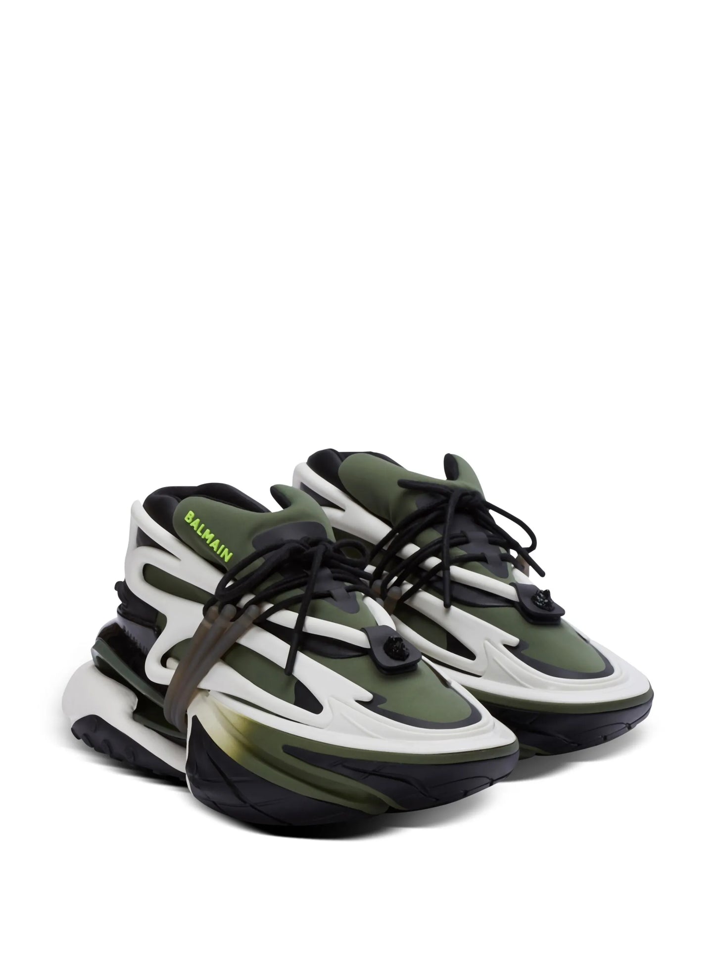 Balmain Unicorn panelled sneakers