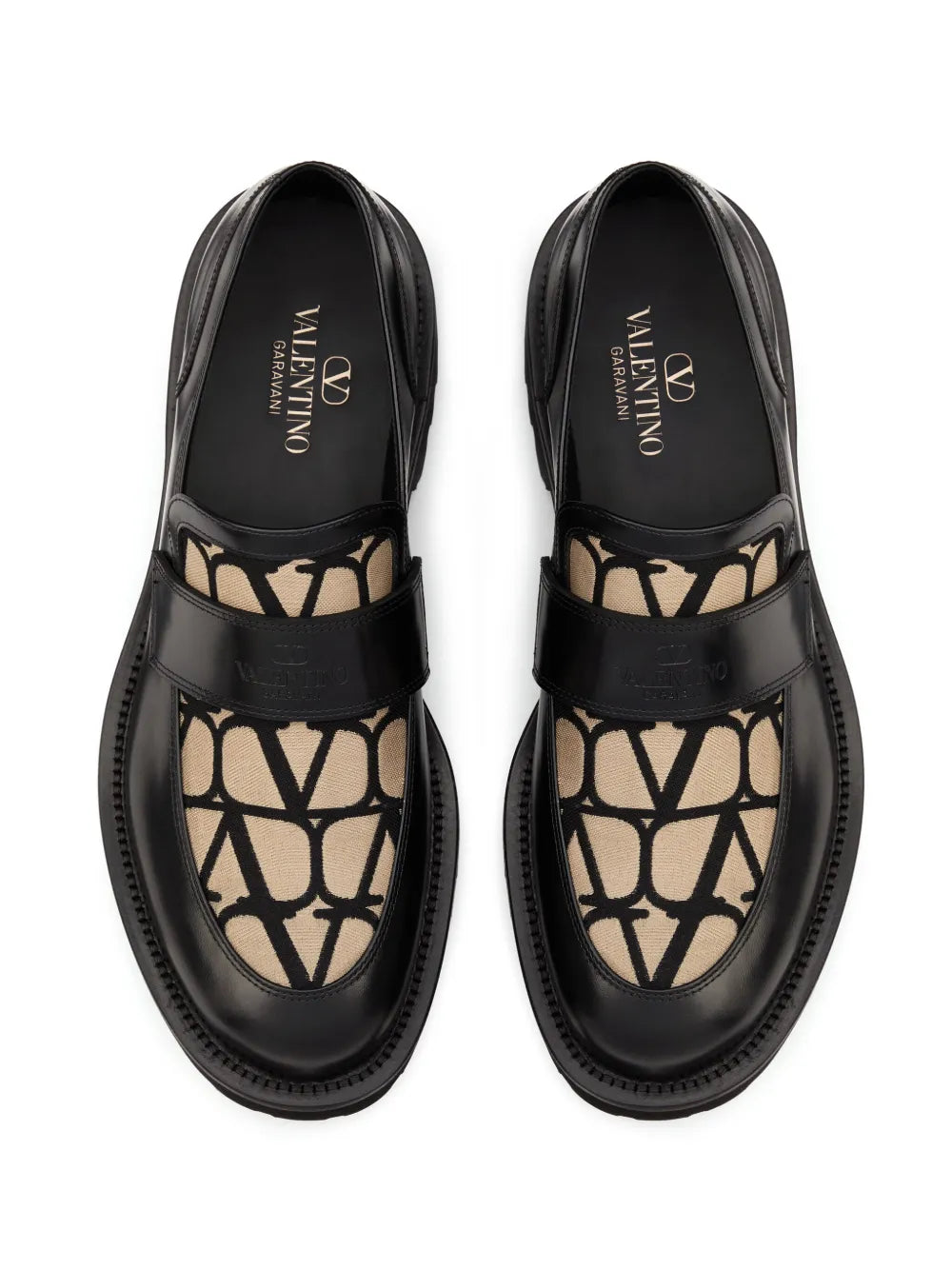Valentino Garavani Toile Iconographe loafer