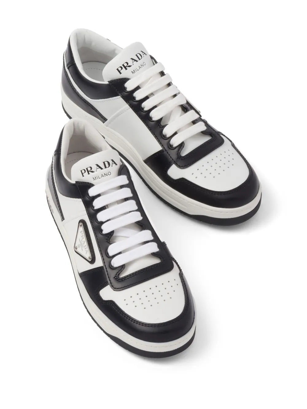 Prada Downtown leather sneakers