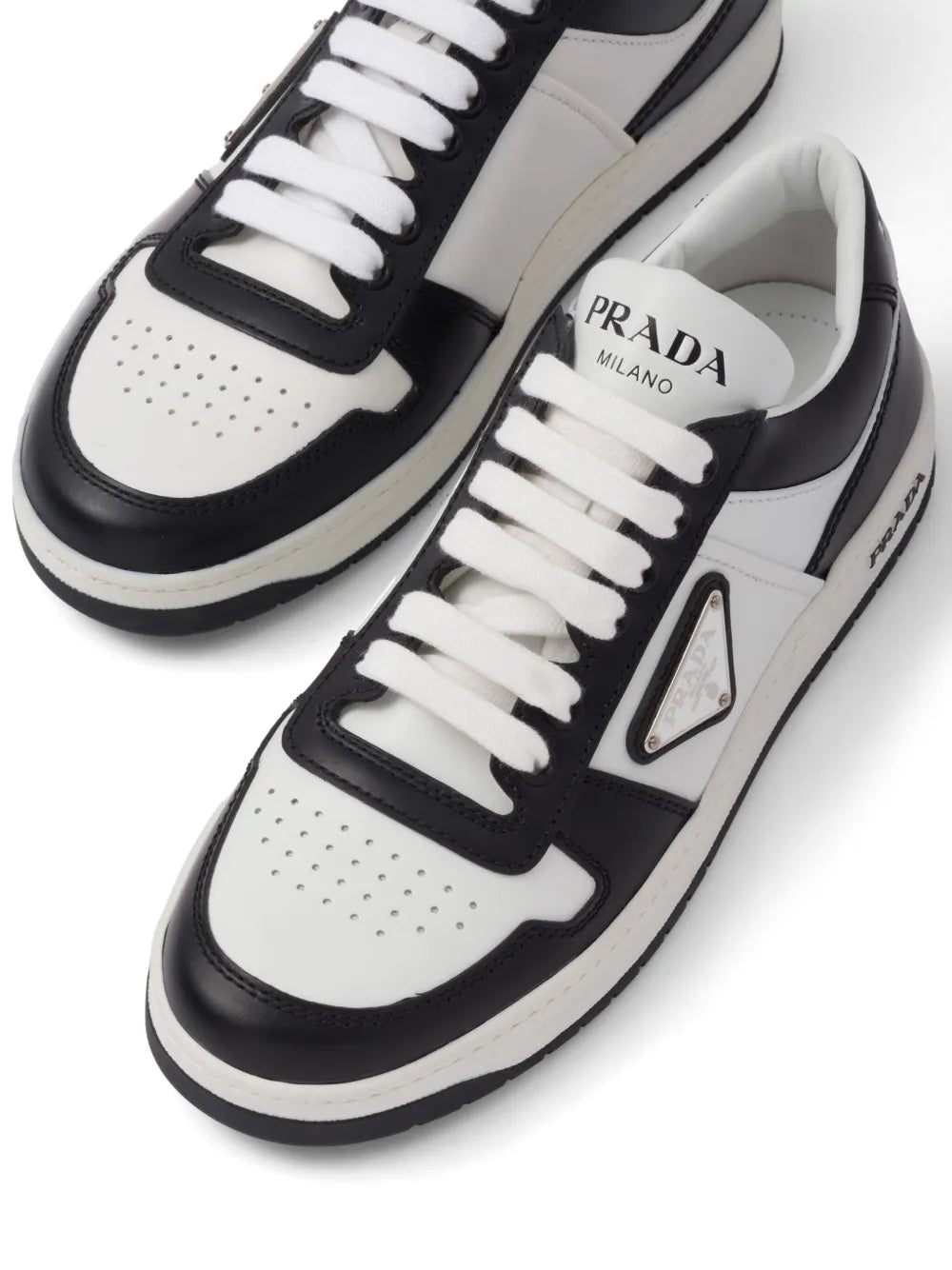 Prada Downtown leather sneakers