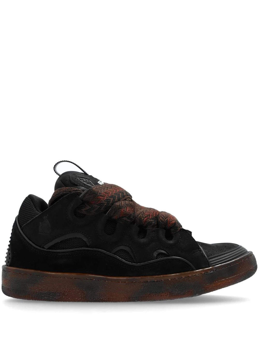 New Season  Lanvin Curb leather sneakers