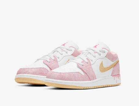 NIKE AIR JORDAN 1 LOW GS "STRAWBERRY ICE CREAM"