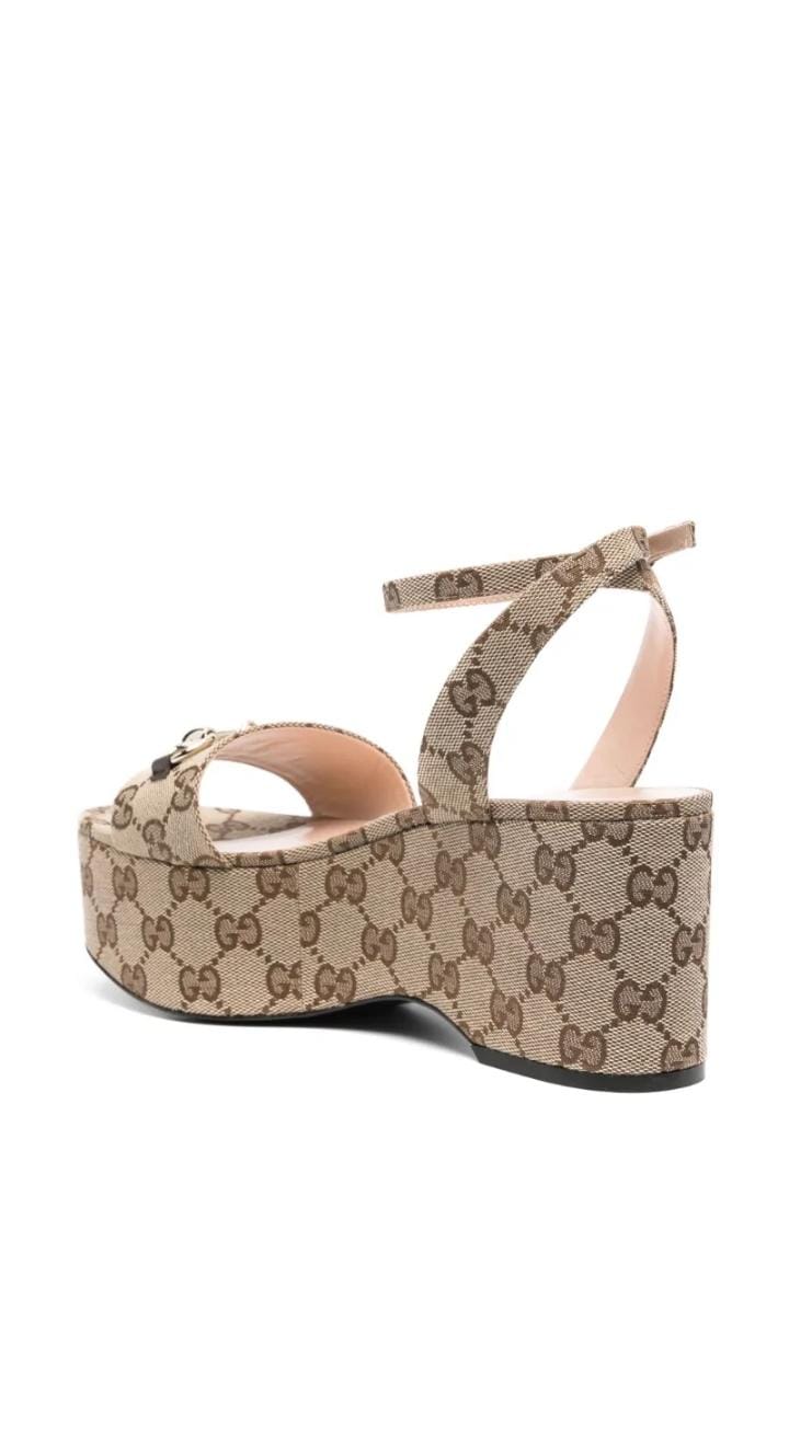 Gucci 75mm Horsebit flatform sandals