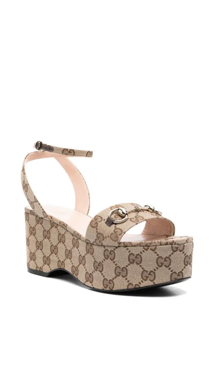 Gucci 75mm Horsebit flatform sandals